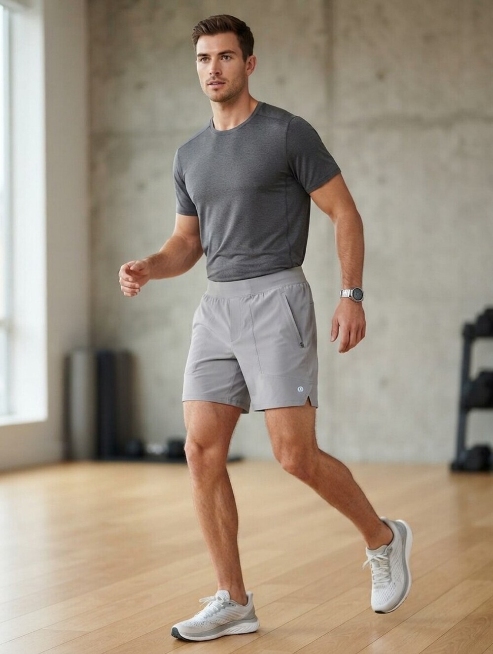 Lululemon Pace Breaker Men's Athletic Shorts - Gray - Size 30